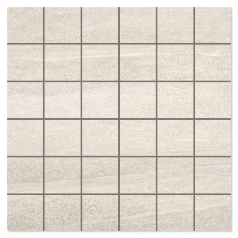 Mosaik Klinker Biron Ljusgrå Matt 30x30 (5x5) cm